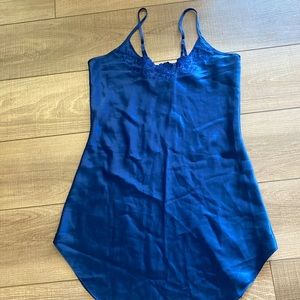 Silk vintage mini dress